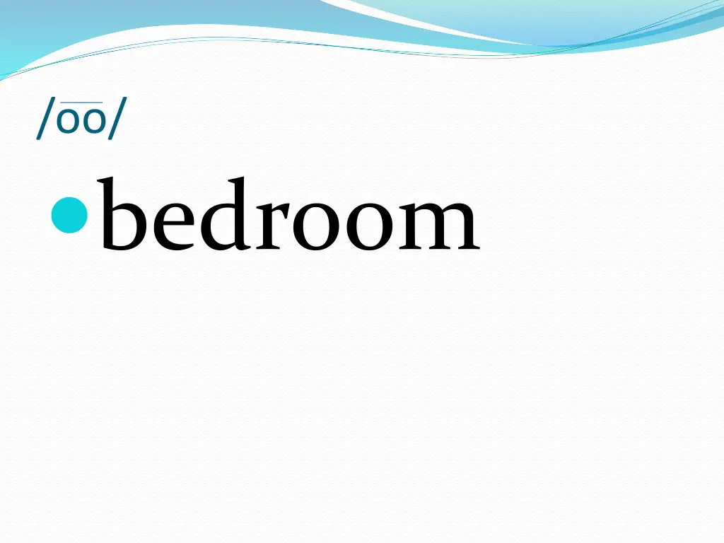 oo bedroom