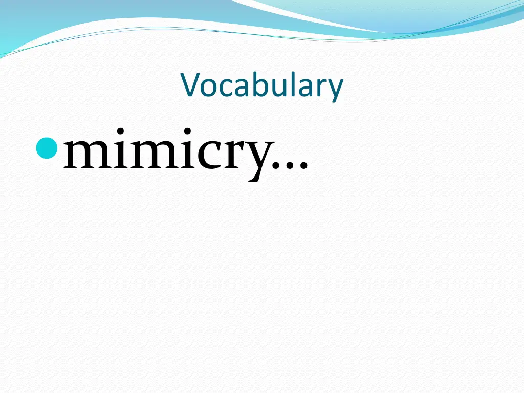 vocabulary 1