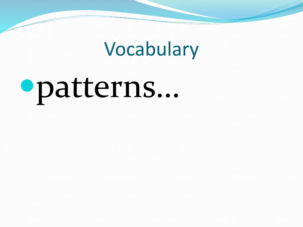 vocabulary 2