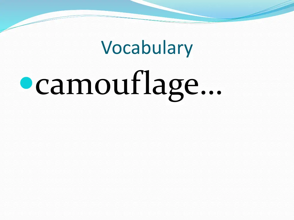 vocabulary 6