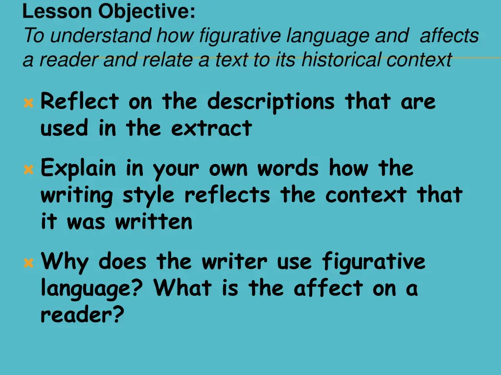 lesson objective to understand how figurative 1