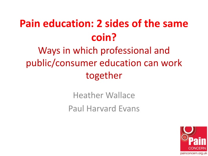 pain education 2 sides of the same coin ways