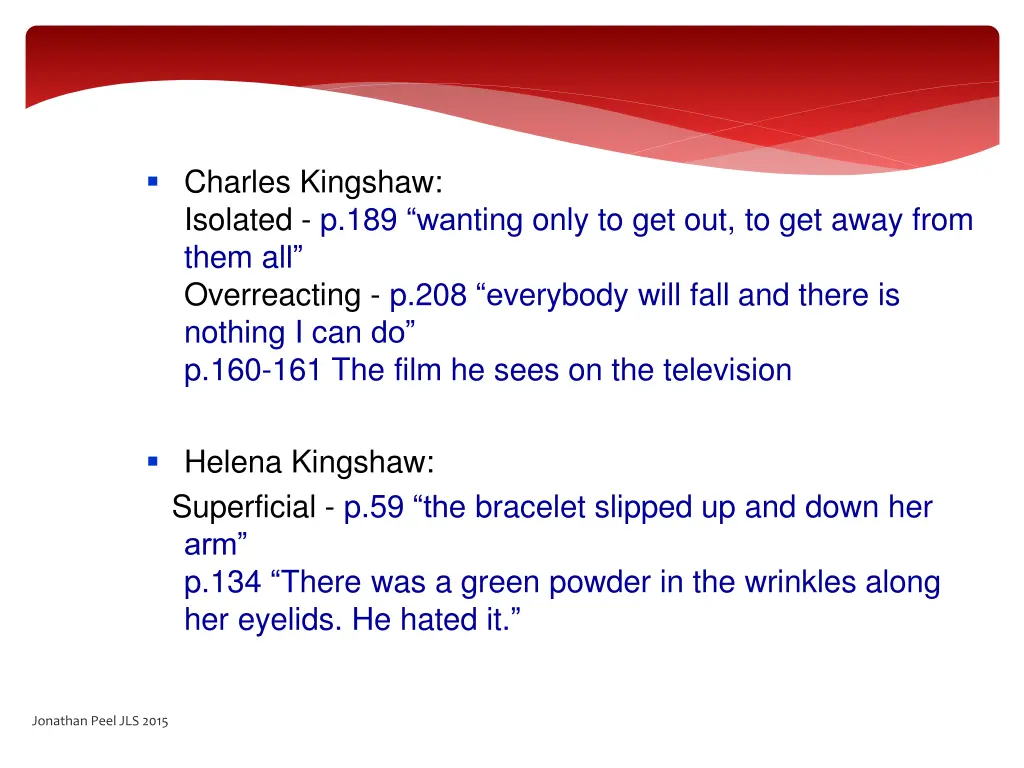 charles kingshaw isolated p 189 wa nting only