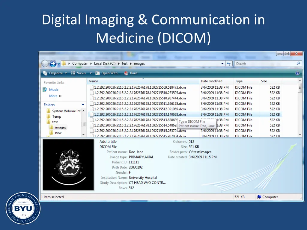 digital imaging communication in medicine dicom