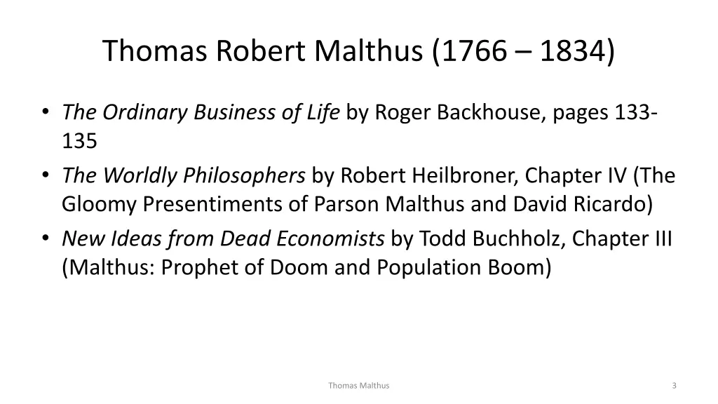 thomas robert malthus 1766 1834