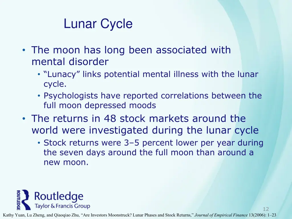 lunar cycle