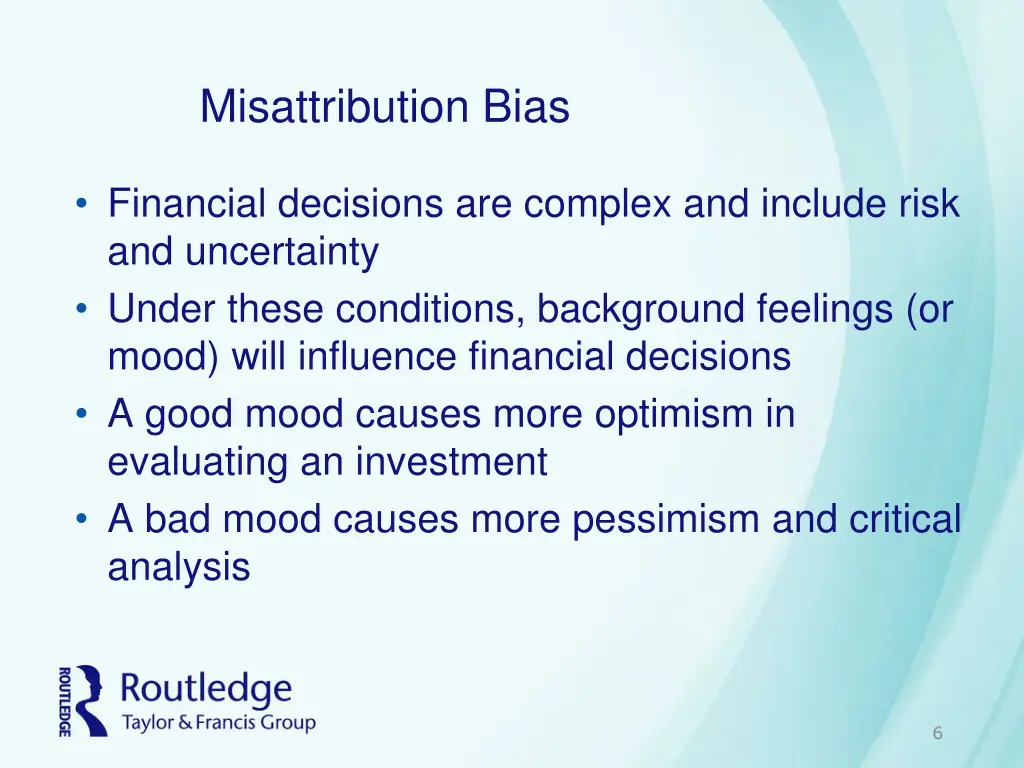 misattribution bias