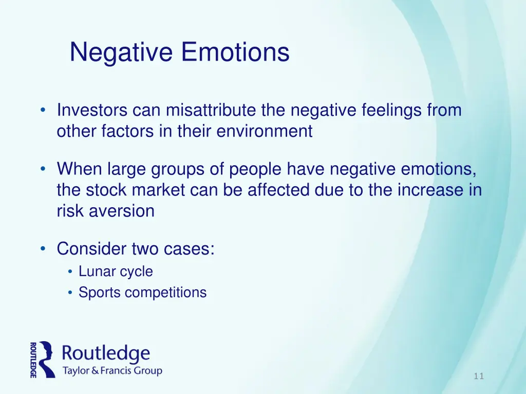 negative emotions