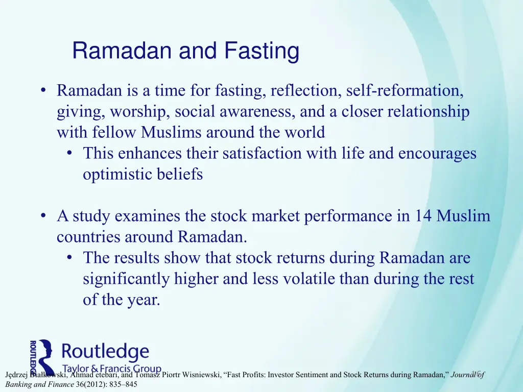 ramadan and fasting