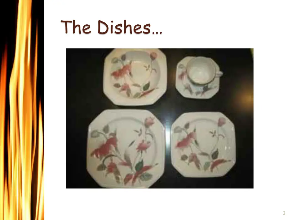 the dishes