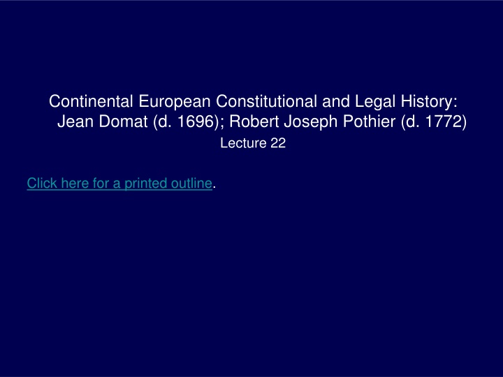 continental european constitutional and legal