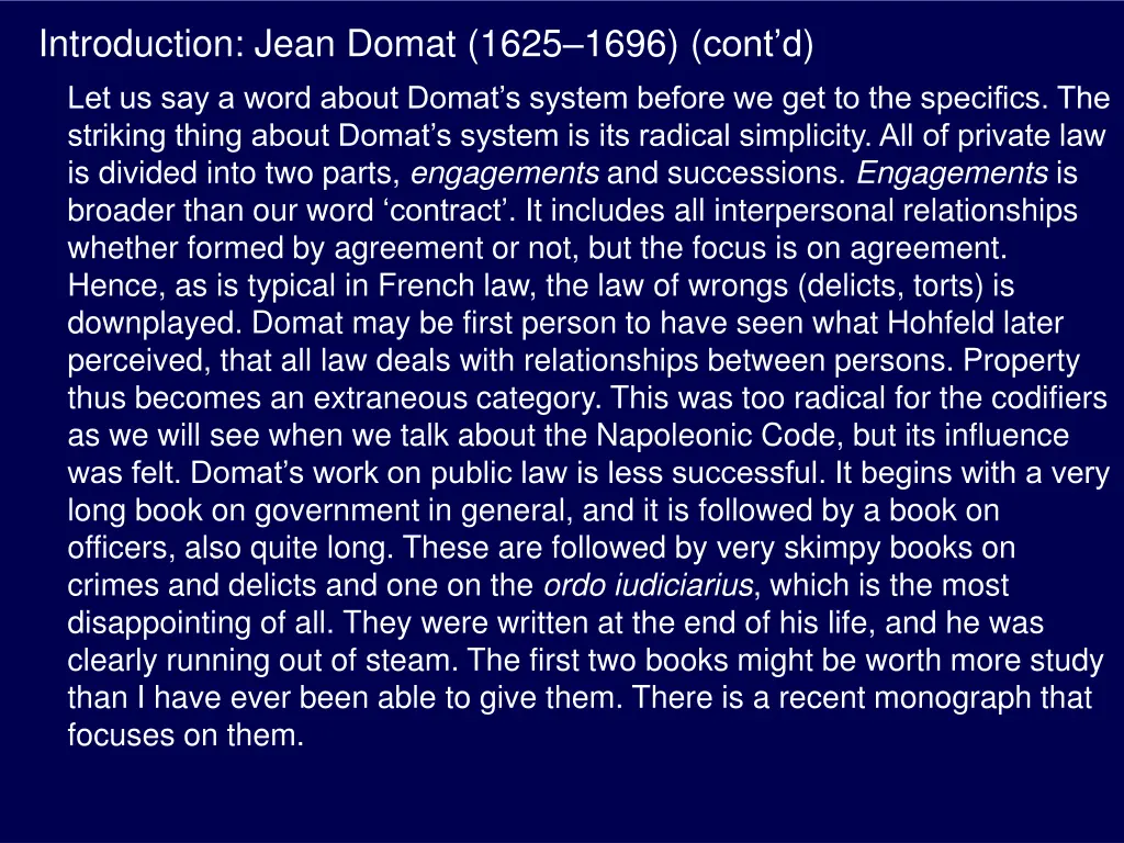 introduction jean domat 1625 1696 cont d