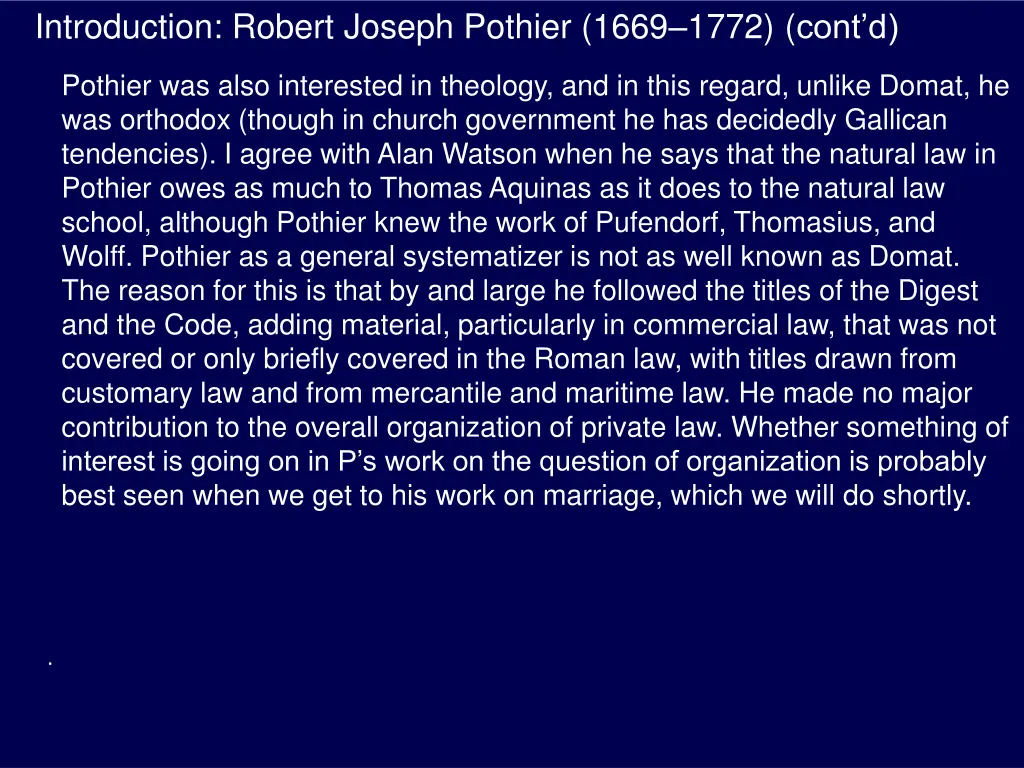 introduction robert joseph pothier 1669 1772 cont