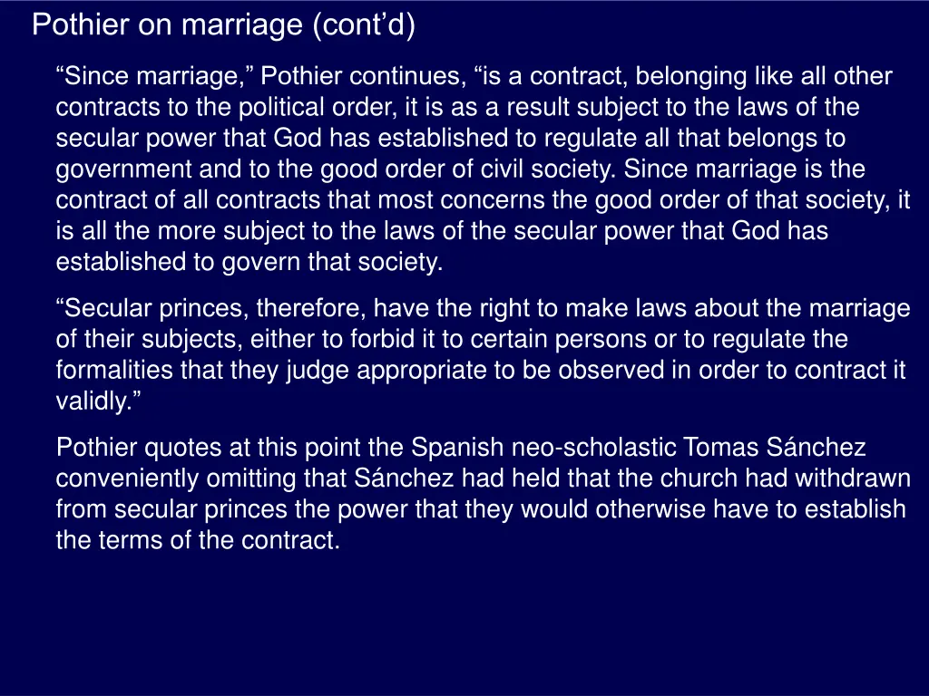 pothier on marriage cont d 2