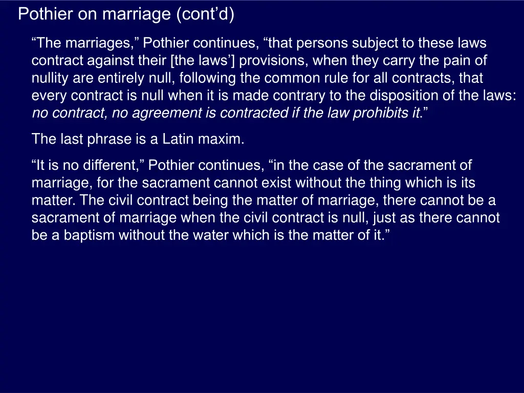 pothier on marriage cont d 3