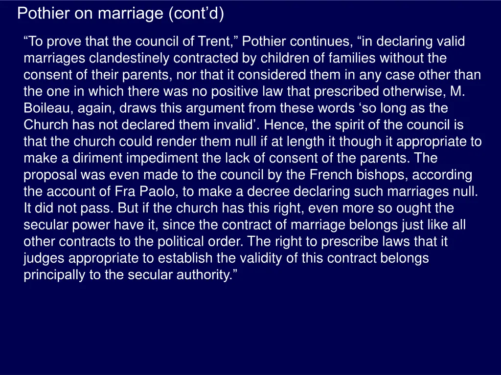 pothier on marriage cont d 7