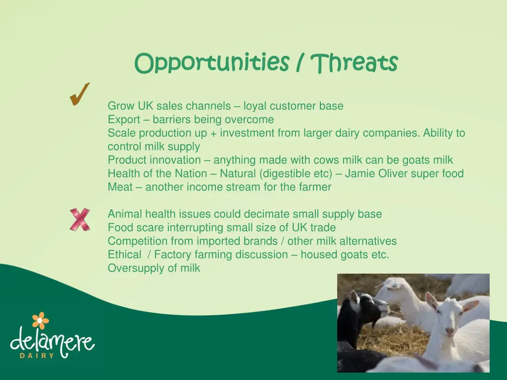 opportunities threats opportunities threats