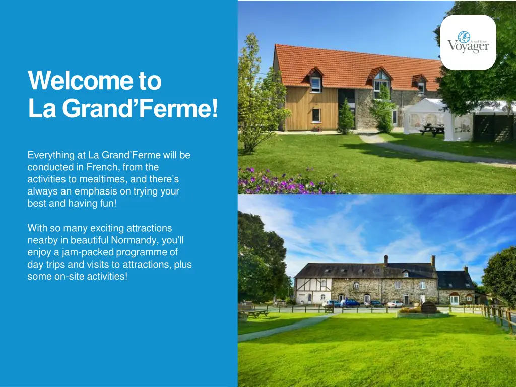 welcome to la grand ferme