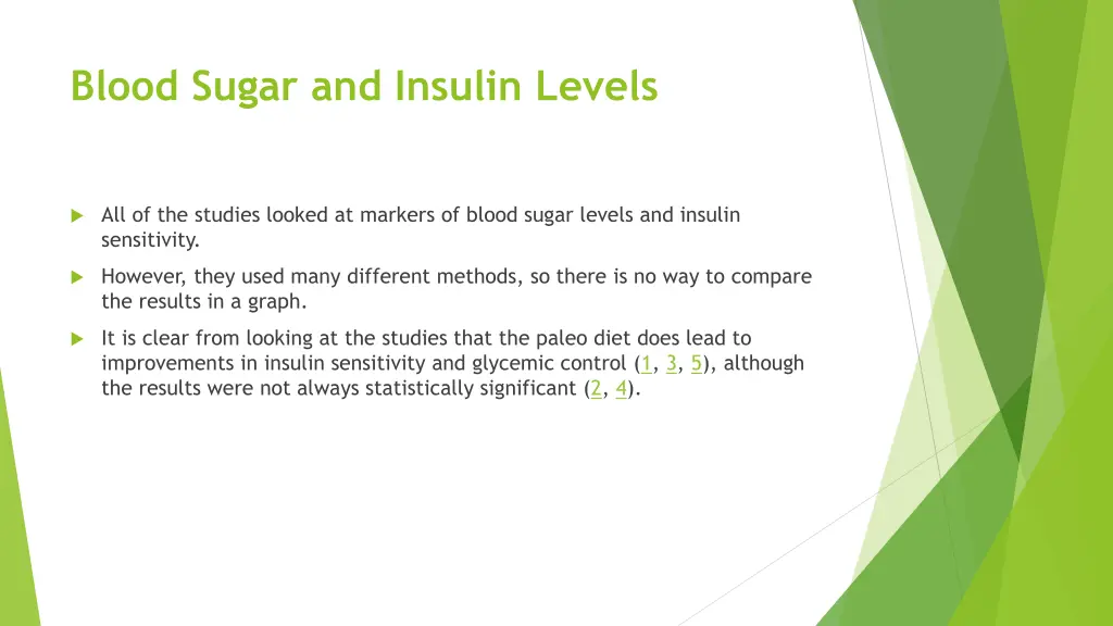 blood sugar and insulin levels