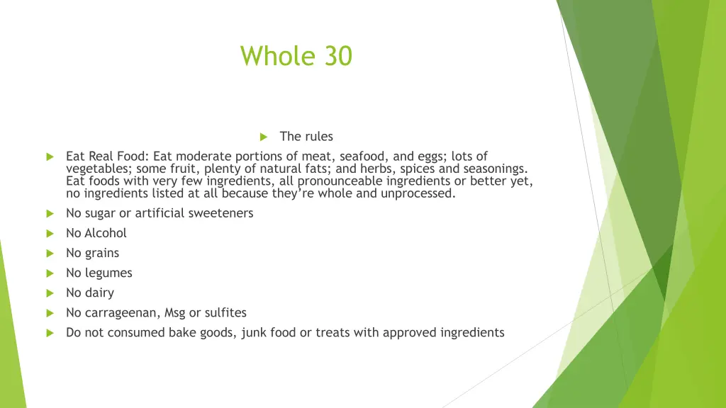 whole 30