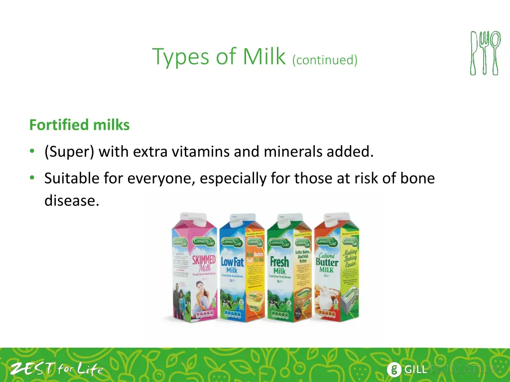 types of milk continued 1