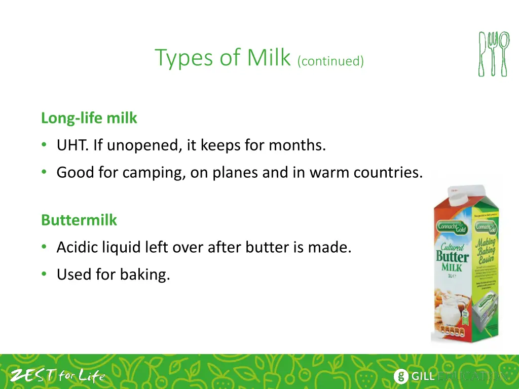 types of milk continued 2