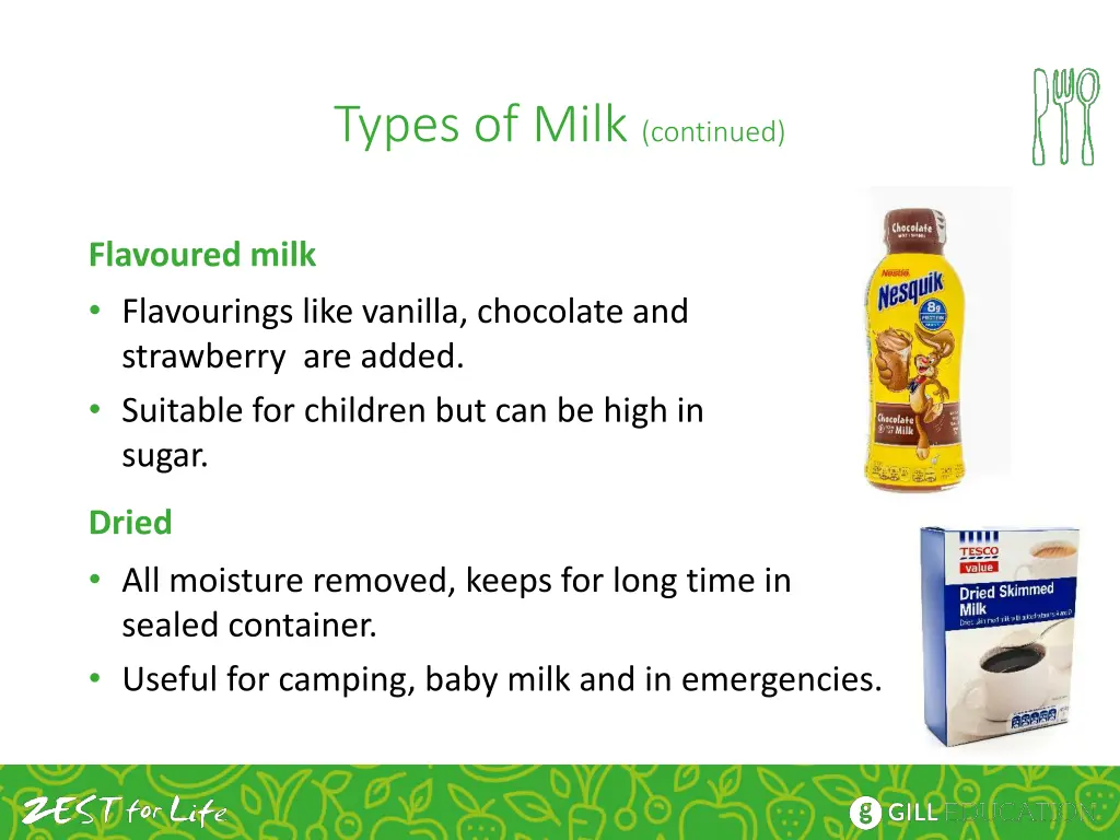 types of milk continued 3