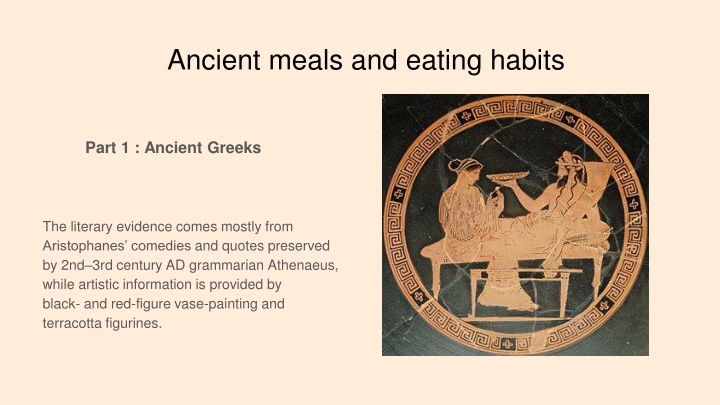 ancient meals and eating habits