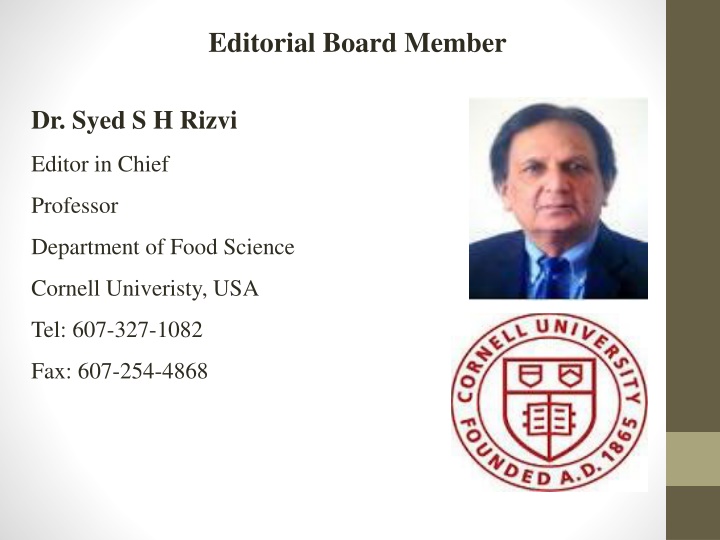 editorial board member