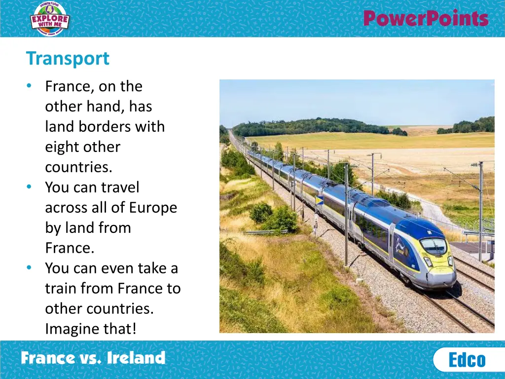 transport france on the other hand has land