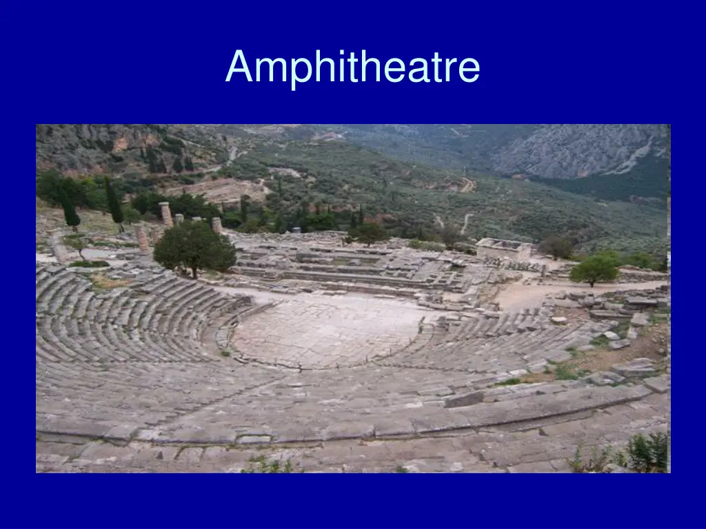 amphitheatre