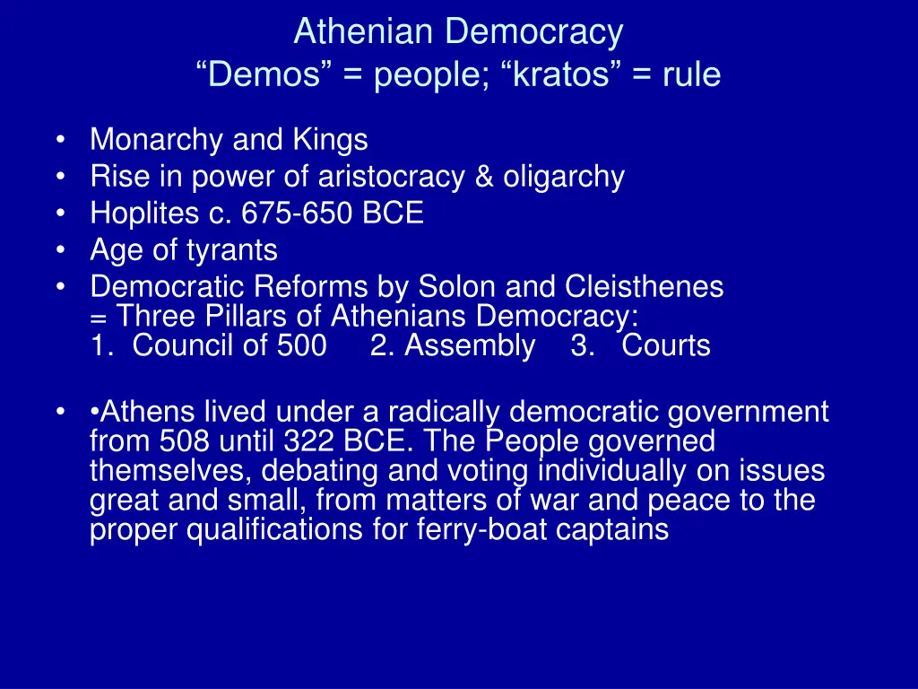 athenian democracy demos people kratos rule