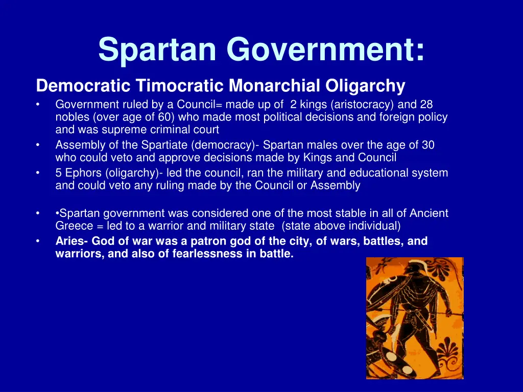 spartan government democratic timocratic