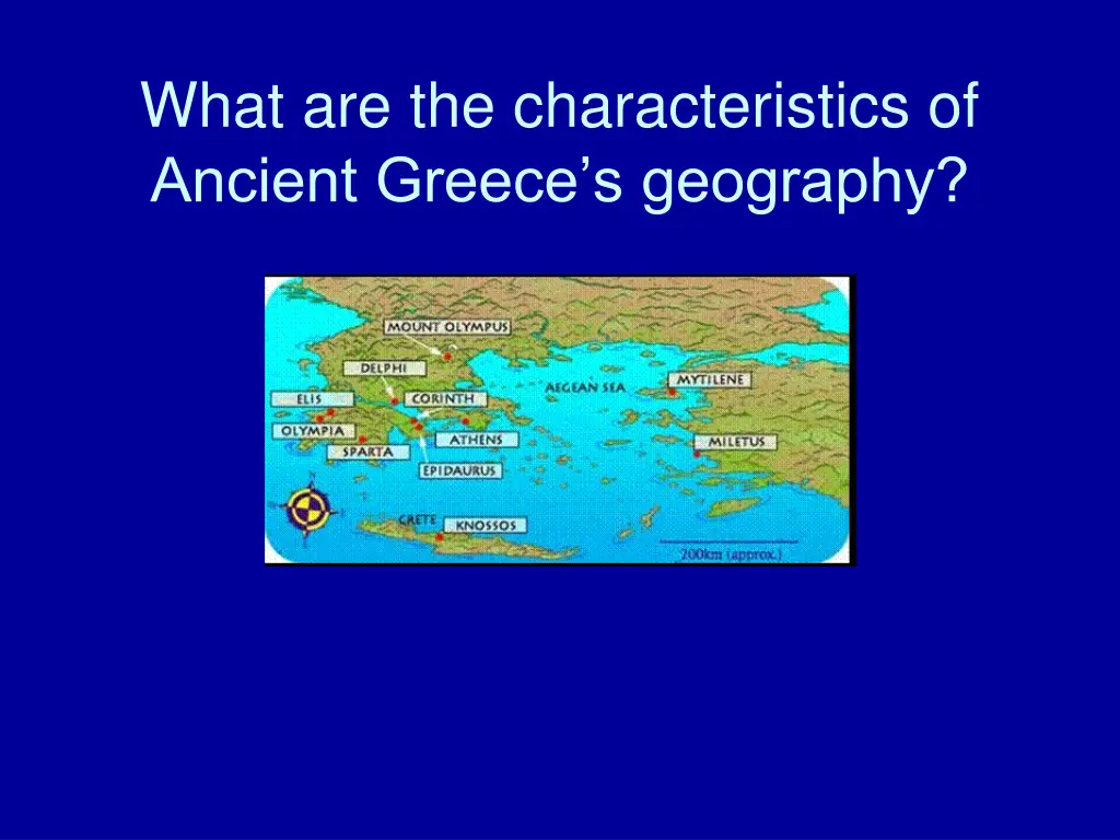 what are the characteristics of ancient greece