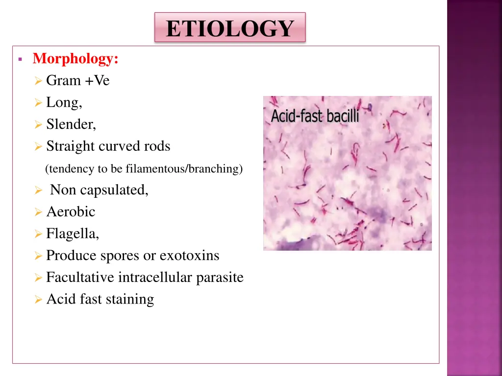 etiology 1