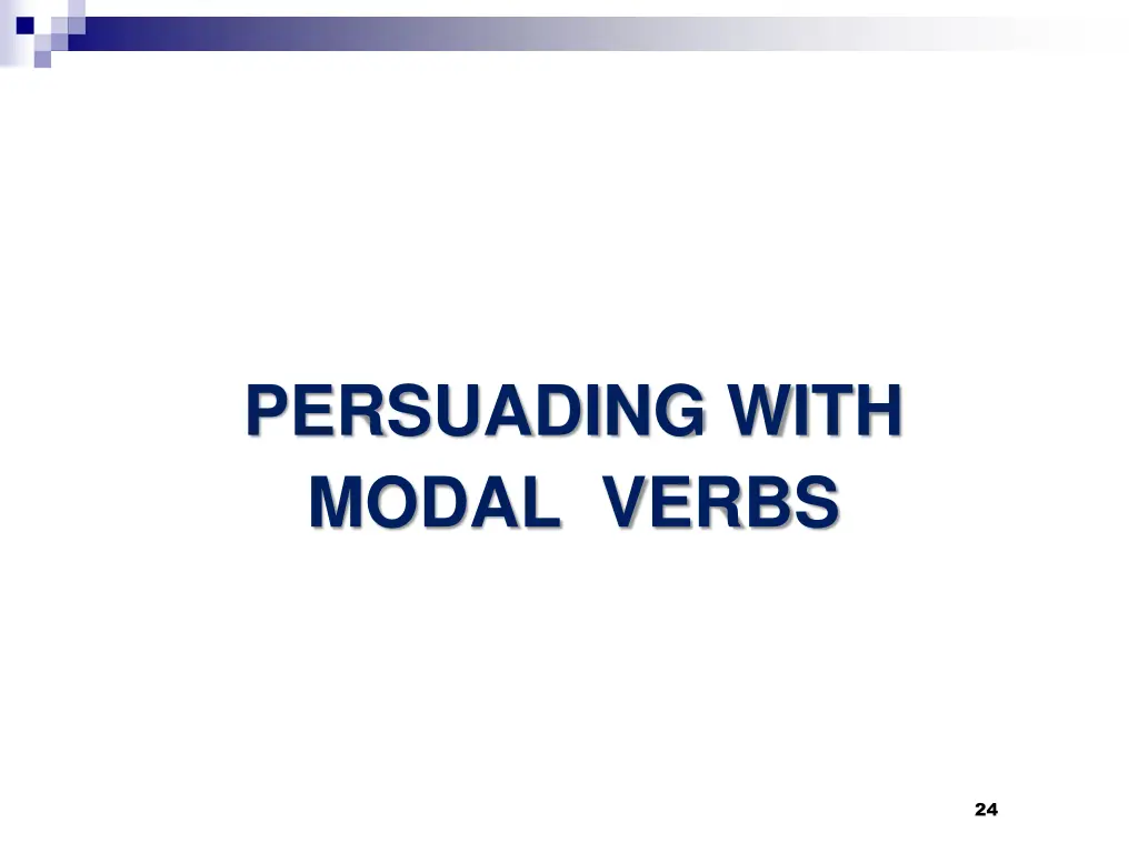 persuading with modal verbs