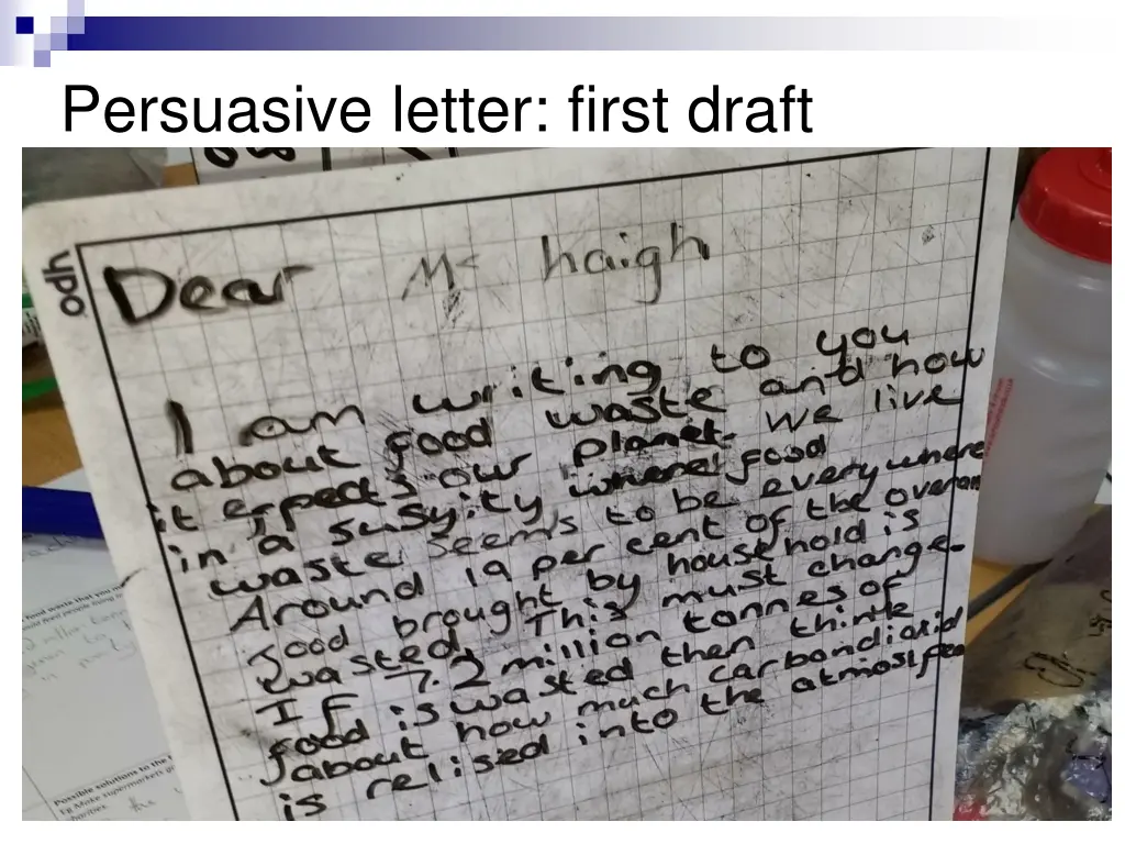 persuasive letter first draft