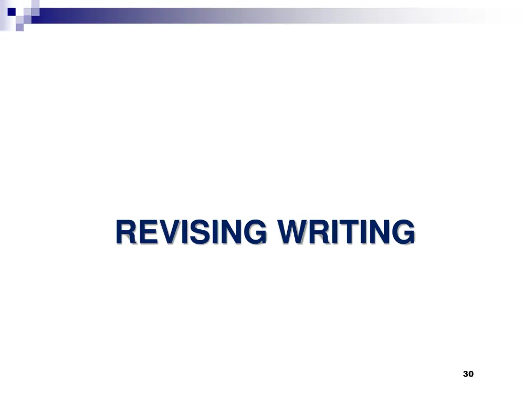 revising writing