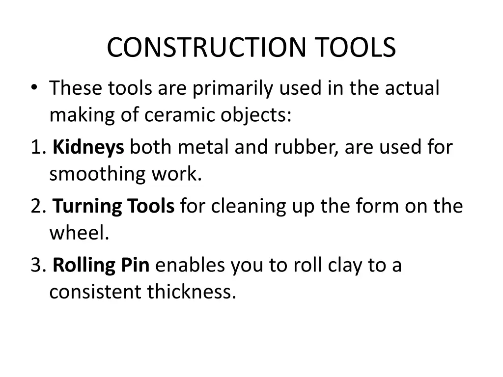 construction tools these tools are primarily used