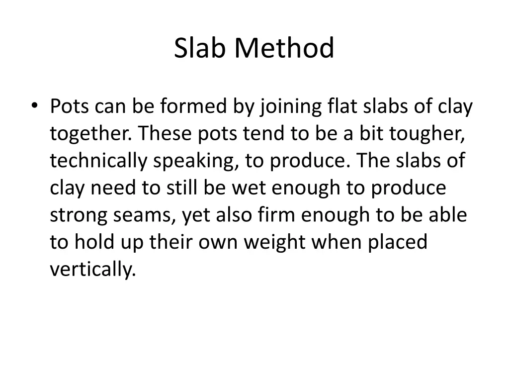 slab method