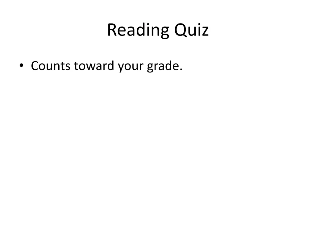 reading quiz