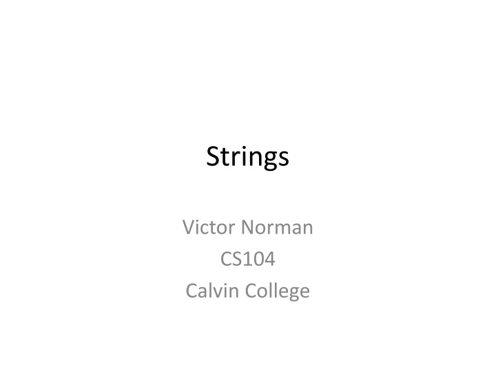 strings