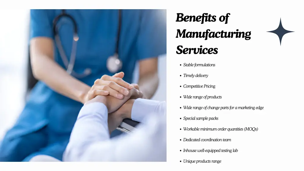 benefits of manufacturing services