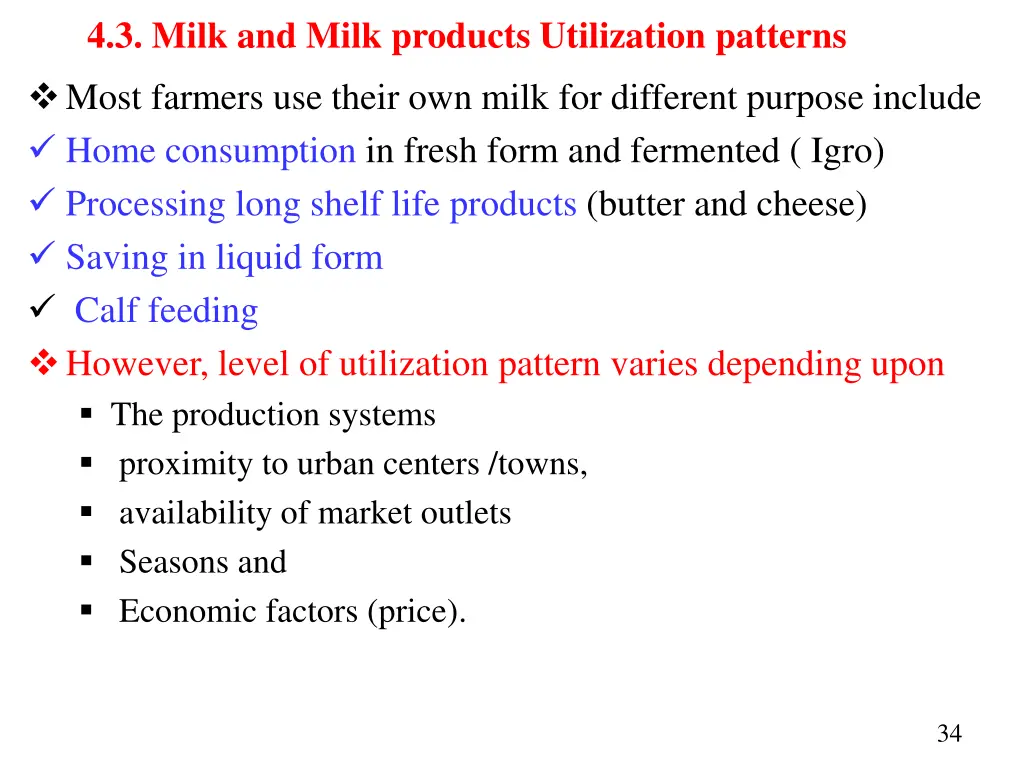 4 3 milk and milk products utilization patterns 1