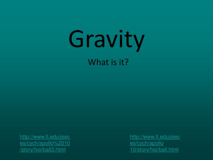 gravity what is it