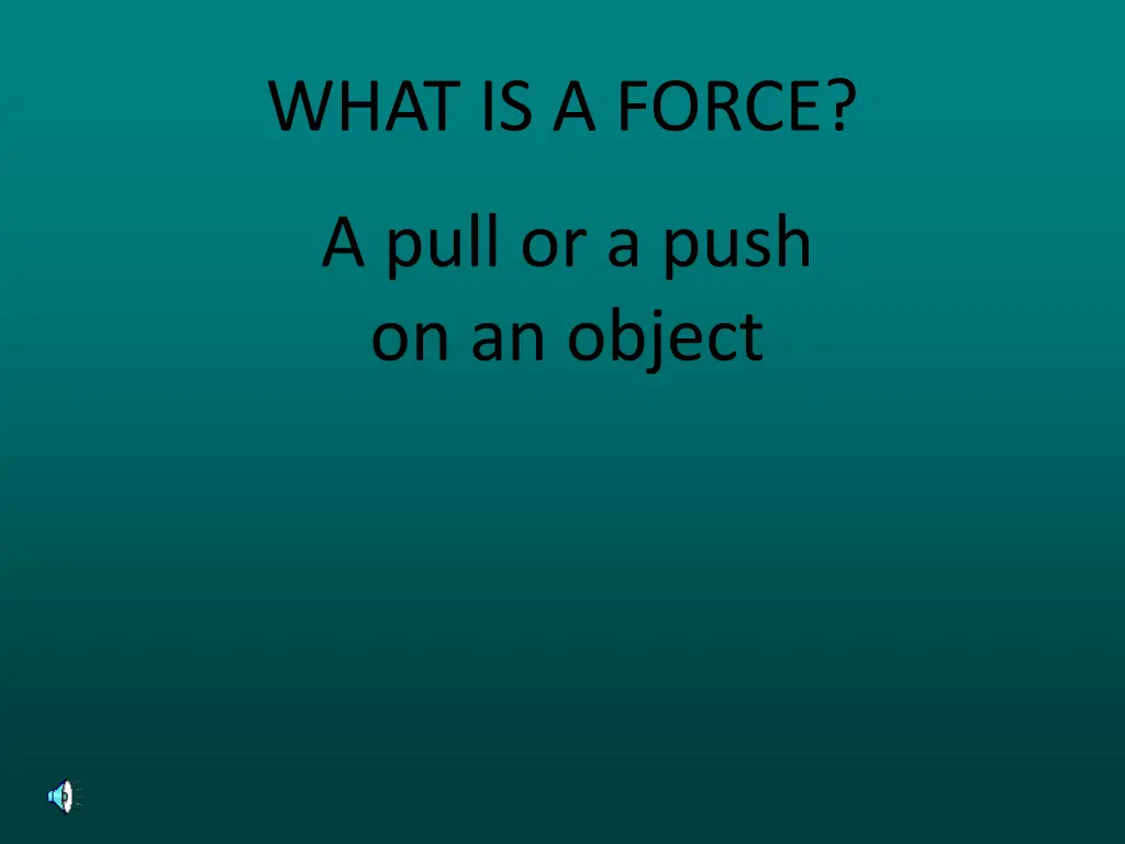 what is a force