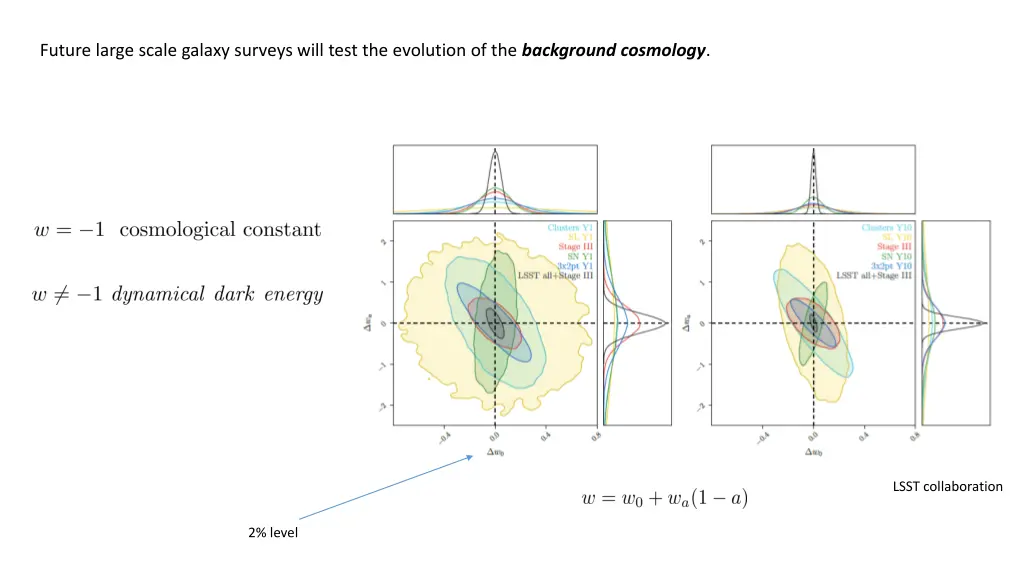 future large scale galaxy surveys will test