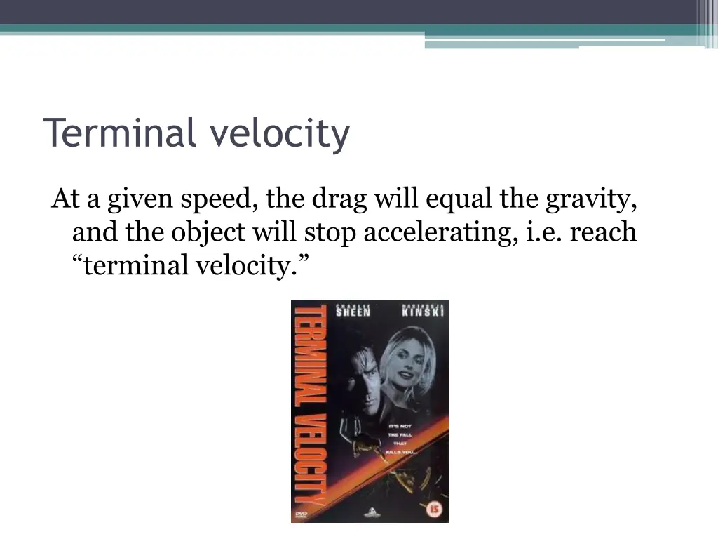 terminal velocity