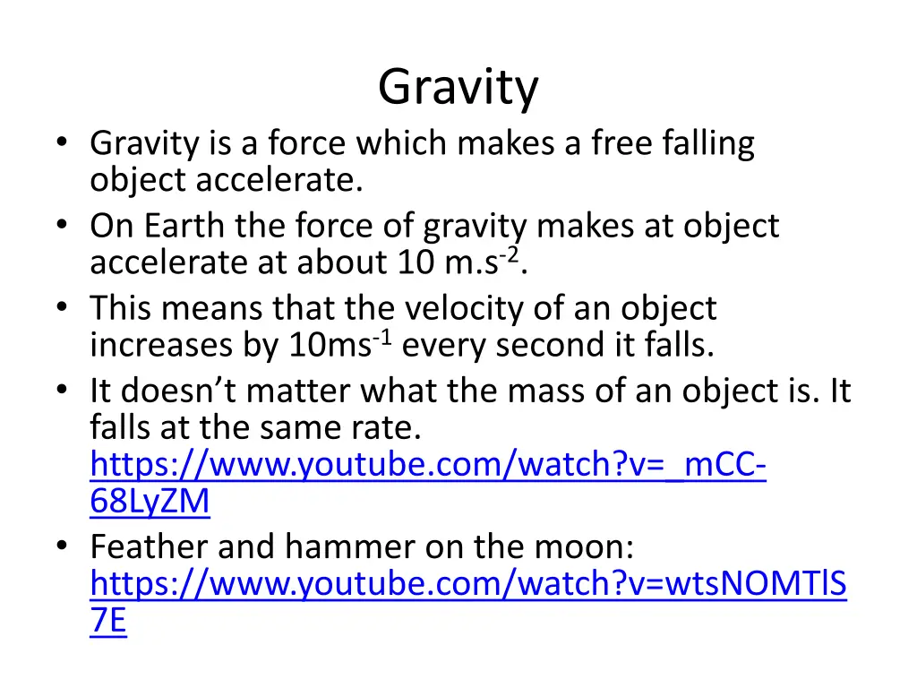 gravity