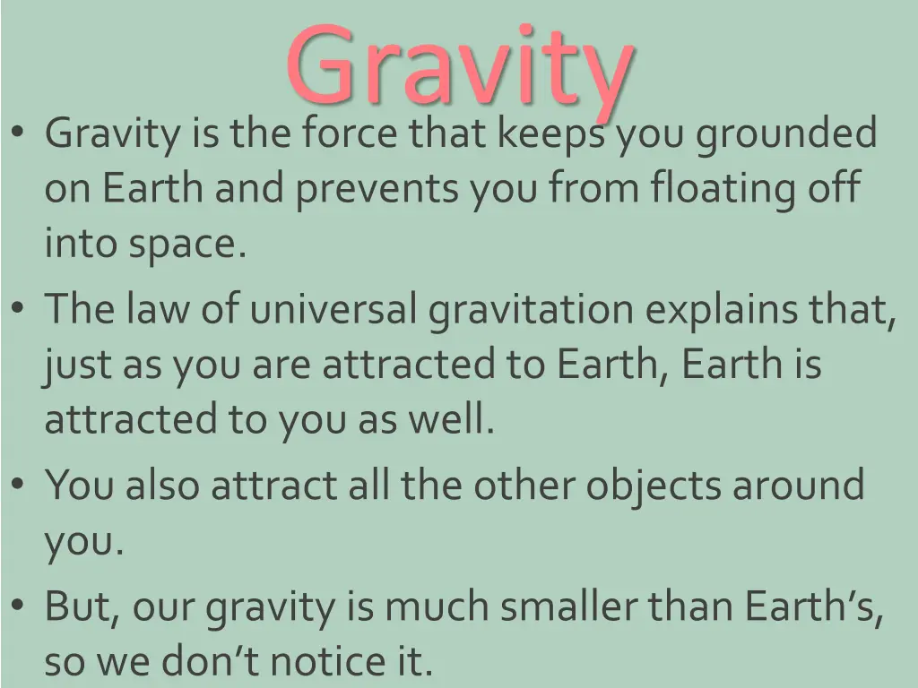 gravity 1